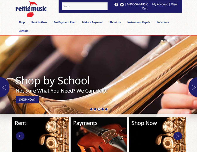 ecommerce website design